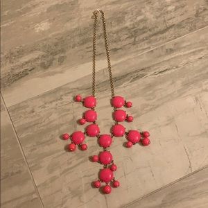 J. Crew Pink Bubble Necklace